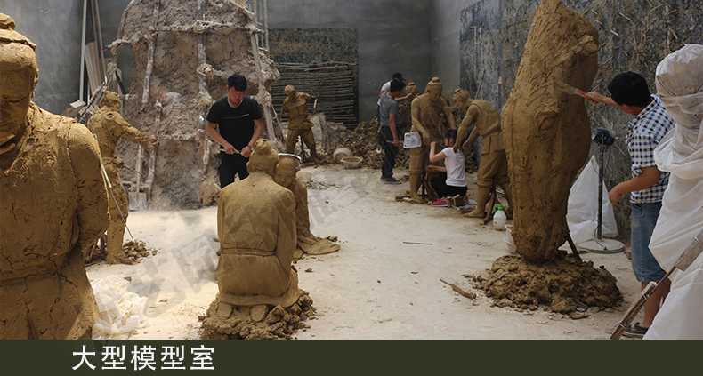 銅雕塑模型室，銅雕塑模型