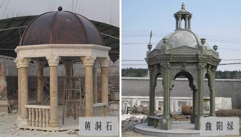 歐式景觀亭子，石雕大理石亭子，河北涼亭廠家