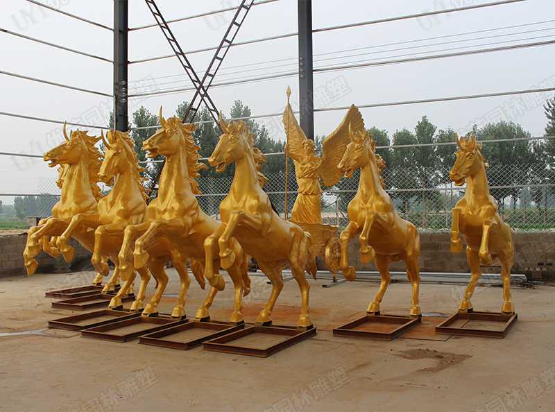 景觀銅馬雕塑，銅馬雕塑定制